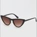 American Eagle Outfitters Accessories | Cat Eye Sunglasses | Color: Black/Brown | Size: Os