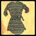 Anthropologie Dresses | Anthropologie Aztec Design Dress | Color: Blue/White | Size: S