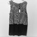 Anthropologie Tops | Lola & Sophie Tunic Tank Size Large | Color: Black/White | Size: L