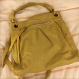 Coach Bags | Classic Large Yellow Leather Classic Coach Purse | Color: Gold/Yellow | Size: Large Cross Body Bag