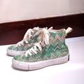 Converse Shoes | Converse Ct Missoni Hi Tops Winter Green Women 5.5 | Color: Green/White | Size: 5.5