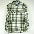 Columbia Shirts | Columbia Shirt Green Black Plaid Ls 2 Pockets Ls | Color: Black/Green | Size: M