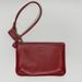 Coach Bags | Coach Red Leather Wristlet | Color: Red | Size: Os