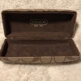 Coach Accessories | Coach Sunglasses Case | Color: Brown/Tan | Size: 6” L X 3” W X 1.5” D (Approx)