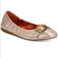 Coach Shoes | Coach Stanton Buckle Flat - Champagne | Color: Gold | Size: Various