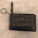 Coach Accessories | Coach Signature Key Chain | Color: Black/Gray | Size: Os