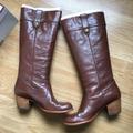 Coach Shoes | Beautiful Brown Knee High Coach Riding Boots 7.5 | Color: Brown | Size: 7.5