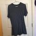 Brandy Melville Tops | Brandy Melville T-Shirt Dress | Color: Blue/White | Size: S