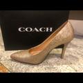 Coach Shoes | Coach Heels | Color: Gold | Size: 8.5