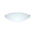 Besa Lighting Trio 1 - Light 11.75" Simple Bowl Flush Mount Glass in Gray | 3.63 H x 11.75 W x 11.75 D in | Wayfair 968207-HAL-PN