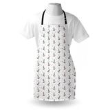 East Urban Home Nautical Tattoo Apron in Gray | 26 W in | Wayfair 4EF36603FBE648089FC986B847A940ED