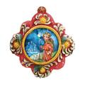G Debrekht Treasured Memories Derevo Shaped Ornament Ceramic/Porcelain in Blue/Red | 3 H x 3.5 W x 1.5 D in | Wayfair 6102514