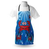 East Urban Home Crabs Apron in Blue | 26 W in | Wayfair DF6E32CE35934CCC995D9B9D905F7AF7