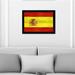 Spot Color Art 'Spain Country Flag' Framed Painting on Canvas in Yellow | 21 H x 30 W x 1 D in | Wayfair 6398WB2130