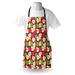 East Urban Home Apple Apron in Brown/Red | 26 W in | Wayfair 37CA1F9D30224DF6B3F55A29D240C936