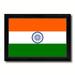 Spot Color Art India Country Flag Framed Print on Canvas in Green | 19 H x 27 W x 1 D in | Wayfair 6578BG1927