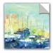 Breakwater Bay Abstract Harbor 5 Saturday on the Wate Wall Decal in Blue/Green | 18 H x 18 W in | Wayfair 7F315373916B471584D2C78823EB9841