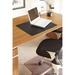 Rebrilliant Barna BioBased Desk Pad Vinyl in White | 0.6 H x 36 W x 20 D in | Wayfair 120758