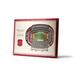 YouTheFan NCAA 5-Layer StadiumViews 3D Wall Art in Blue | 13 H x 17 W x 0.63 D in | Wayfair 5028489