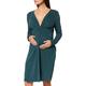 Noppies Damen Dress nurs ls Renate Kleid, Grün (Ponderosa Pine P276), 38 (Herstellergröße: M)