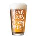 Winston Porter Daraksha Here Lives a Living Beer 16 oz. Pint Glass Glass | 5.75 H x 3 W in | Wayfair DE52830A846C448B84D33E802BD77197