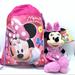 Disney Other | Minnie Mouse Plush 11" With Minnie Mouse Bag | Color: Pink/White | Size: 11"