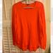Anthropologie Tops | Lilla P Anthropologie Red Long Sleeve Top | Color: Orange/Red | Size: M