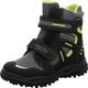 Superfit Jungen HUSKY warm gefütterte Gore-Tex Schneestiefel, Schwarz (Schwarz (Schwarz/Grün 03)), 32 EU