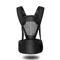 CXYGSSJ Stylish Baby Carrier, Ergonomic, Breathable, Summer Universal, Newborn Baby/Purple Newborn gift (Color : Black)