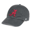 Men's '47 Charcoal Alabama Crimson Tide Vintage Clean Up Adjustable Hat