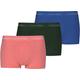 Calvin Klein Men's 3 Pack Low Rise Trunks - Cotton Stretch Boxers, Pink (POMELO/DUFFEL BAG/TEMPE BLUE), L
