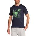 Kempa T-Shirt Icons, Marine/Fluo Grün, XL