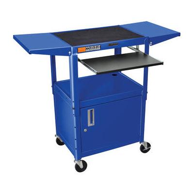 Luxor Adjustable Height Steel A/V Cart with Keyboa...