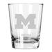 Michigan Wolverines 15oz. Personalized Double Old Fashion Etched Glass