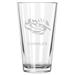 LSU Tigers 16oz. Personalized Etched Pint Glass