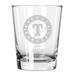 Texas Rangers 15oz. Personalized Double Old Fashion Etched Glass