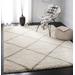 Hudson Shag Collection 3' X 5' Rug in Ivory And Beige - Safavieh SGH281D-3