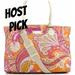 Jessica Simpson Bags | Adorable Paisley Overnight Bag | Color: Orange/Pink | Size: Os