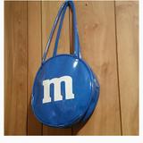 Disney Accessories | M Patent Leather Tote.Boys Or Girls | Color: Blue/Red | Size: Osbb