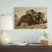 East Urban Home 'Grizzly Bear Mother w/ Two One Year Old Cubs, North America' Photographic Print on Wrapped Canvas Canvas | Wayfair