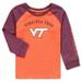 Toddler Colosseum Heathered Orange Virginia Tech Hokies Long Sleeve Raglan T-Shirt