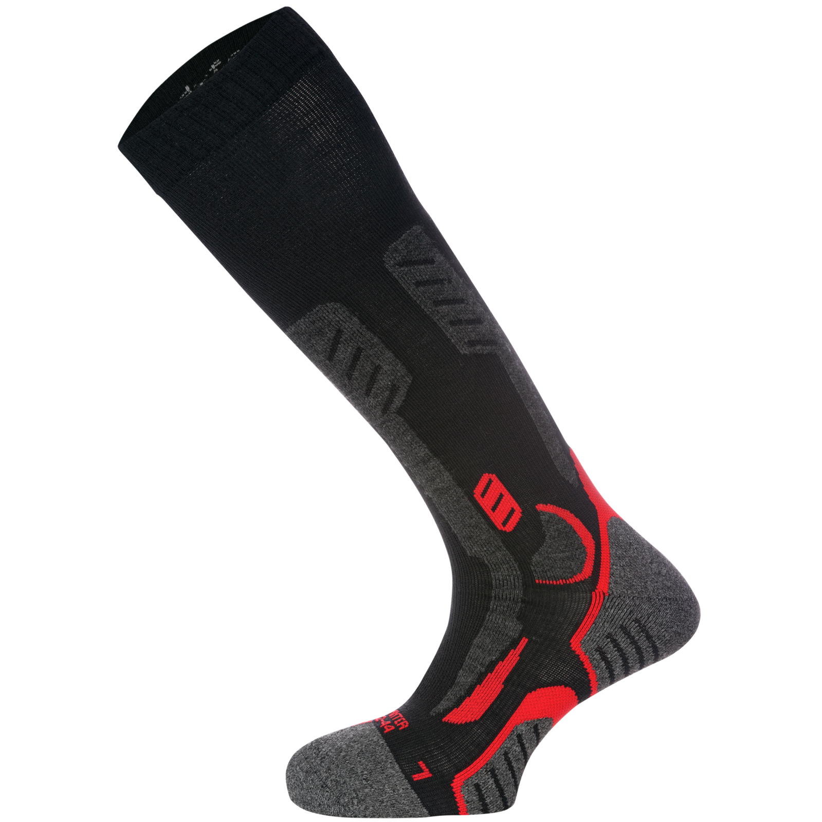 Chaussettes de travail hiver montantes Würth MODYF noires/rouges