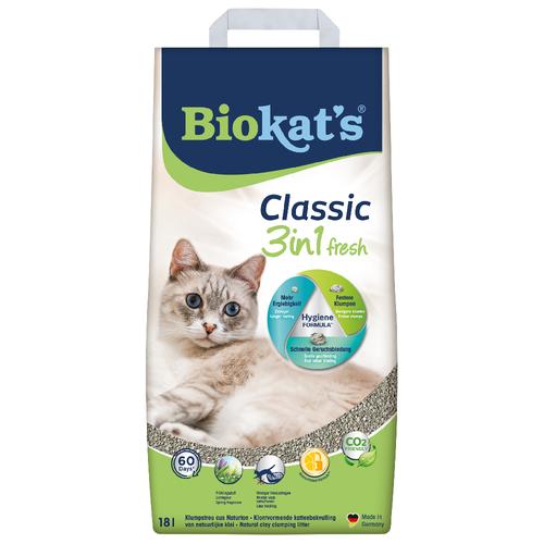 18 l Classic Fresh 3in1 Biokat's Katzenstreu