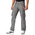 Enzo Herren Ez404 Loose Fit Jeans, Grau (Grey Grey), 40W / 32L