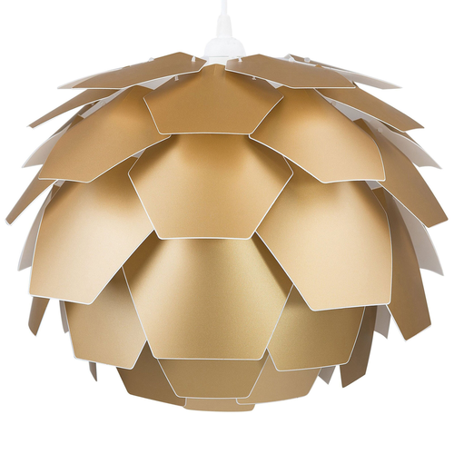 Hängeleuchte Gold Blumenform Zapfen Kinderzimmer Beleuchtung Modernes Design