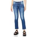 Pepe Jeans Women's Gen Straight Jeans, Denim (10Oz Str 8Dip Royal Dk), 26W/34L