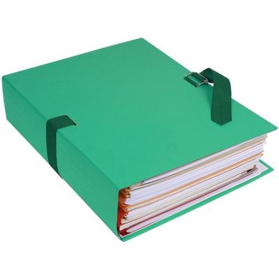 EXACOMPTA 10er-Pack Dokumentenmappe »Papier toillé« grün, 24x32 cm