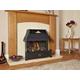 Flavel Emberglow Electronic Side Control Gas Fire - Black