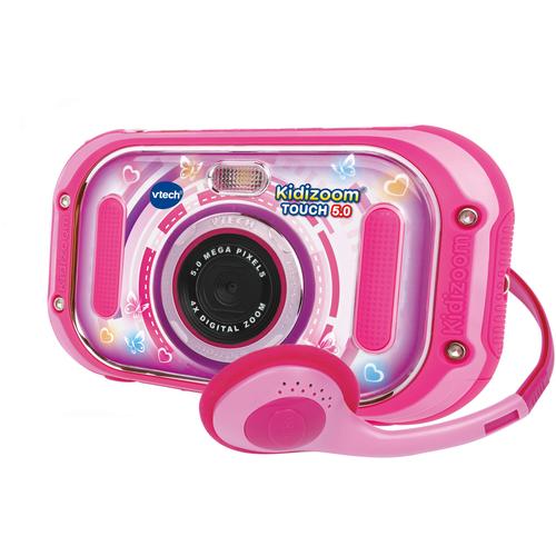 Vtech Kinderkamera Kidizoom Touch 5.0, 5 MP, mit Musik pink Kinder Elektronikspielzeug
