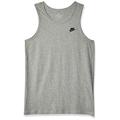 Nike Mens Sportswear Tank Top/Singlet, Dk Grey Heather/Black, 3XL